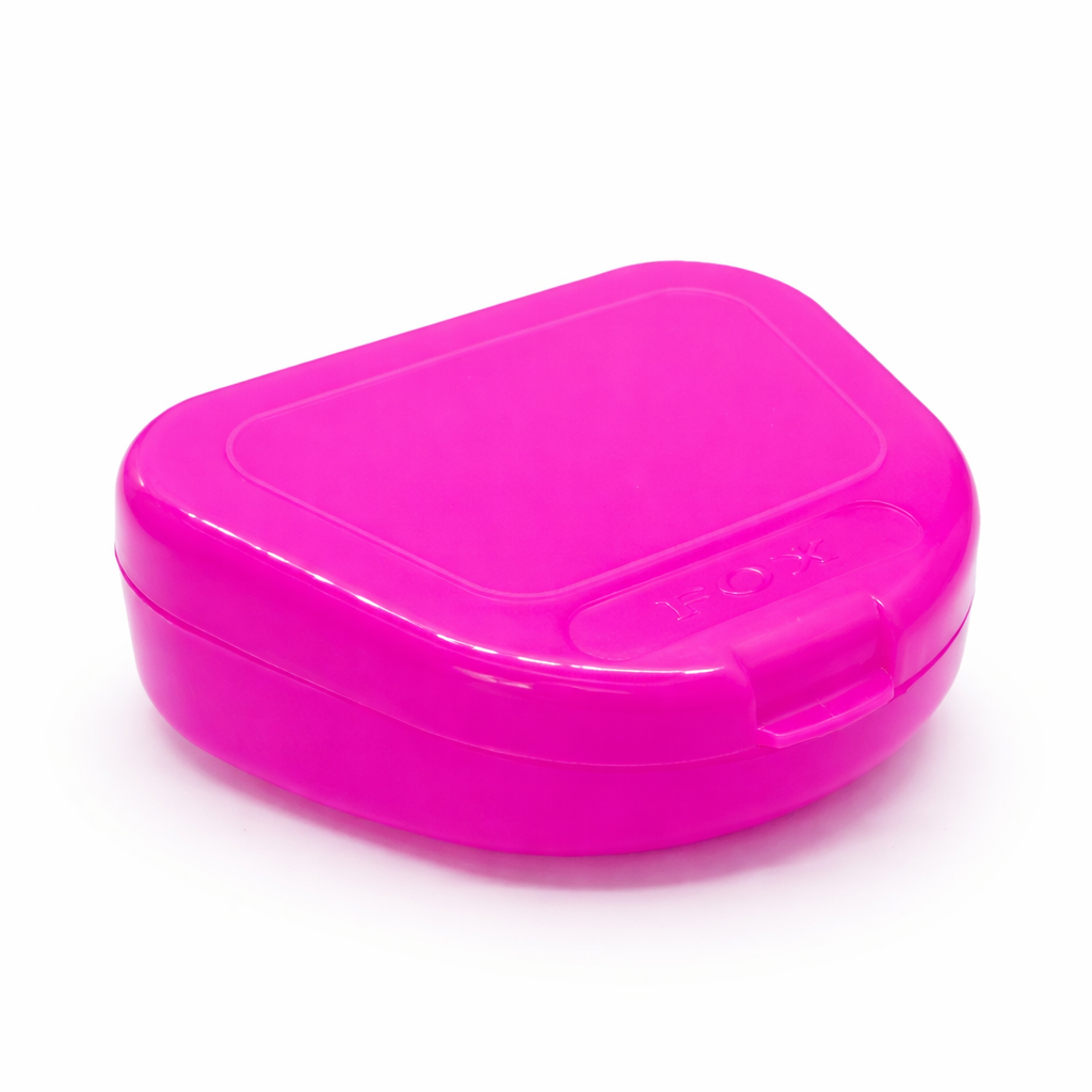 Caja de retenedor sin correa oval rosa