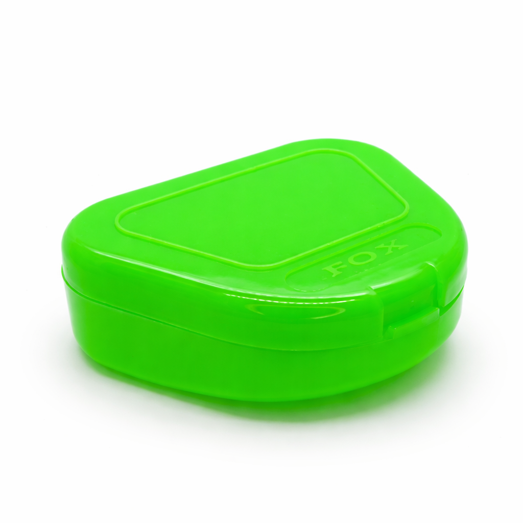 Caja de retenedor sin correa oval verde