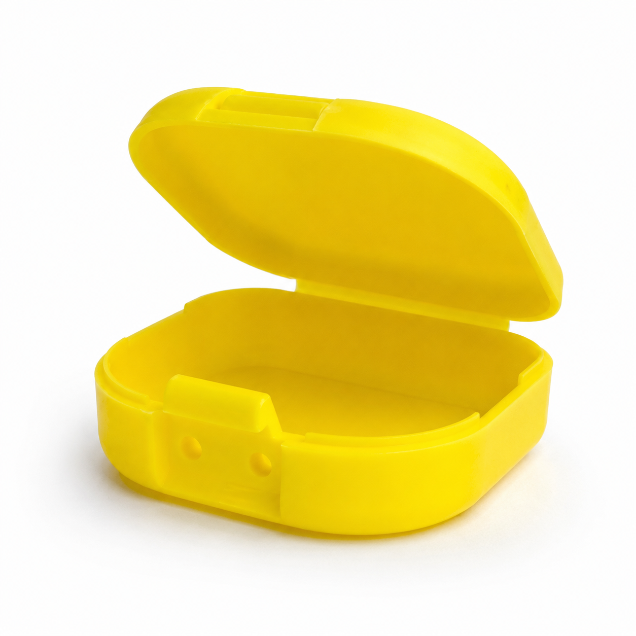 Retainer case without flat strap Yellow