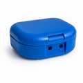 Caja de retenedor sin correa  broche Azul