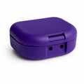 Caja de retenedor sin correa  broche Morado